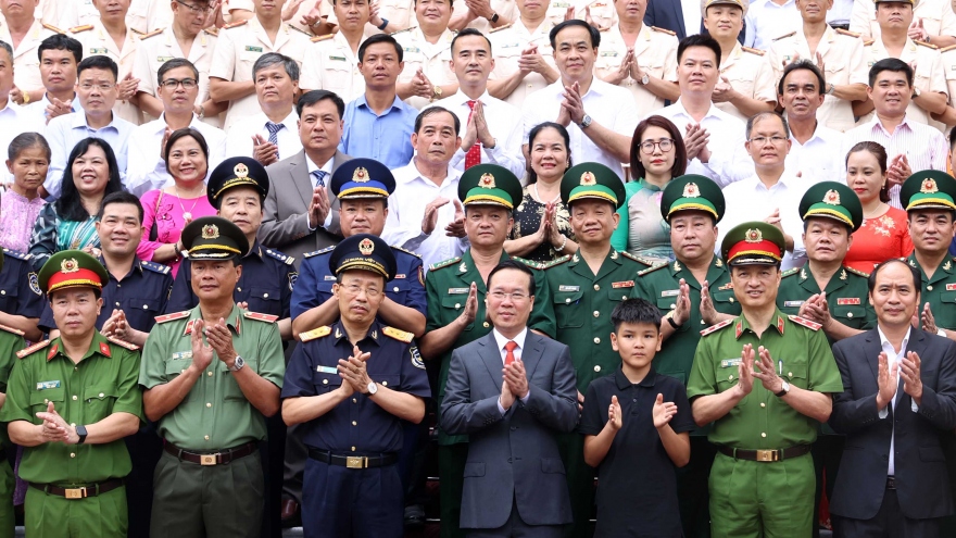 Chủ tịch nước Võ Văn Thưởng gặp mặt các điển hình tiên tiến trong phòng, chống ma túy